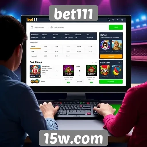 Avaliação da interface do usuário do site bet111